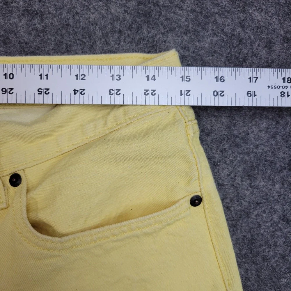 Levis Jeans Mens 30x30 Yellow Denim Red Tab Americana Straight Leg Indie Boho